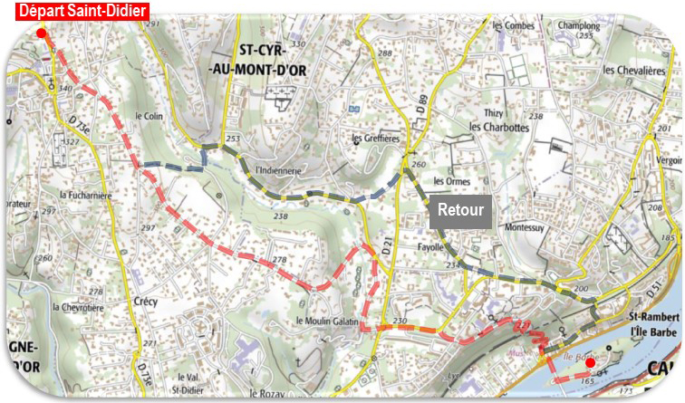 Circuit de la marche Michel Garnier 2024.